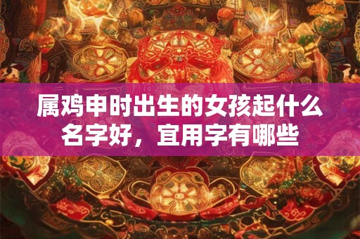 属鸡申时出生的女孩起什么名字好,宜用字有哪些 属鸡申时出生的女孩起什么名字好,宜用字有哪些