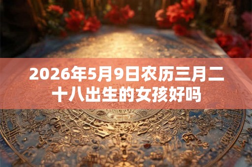 2026年5月9日农历三月二十八出生的女孩好吗