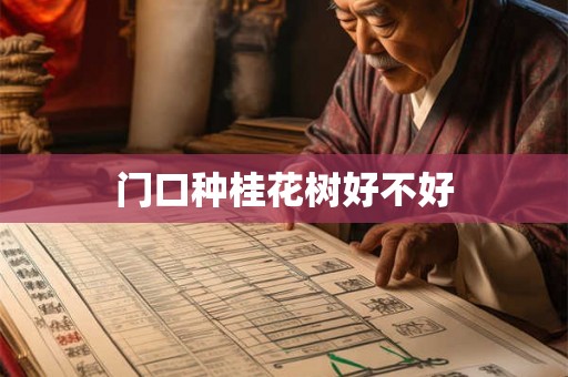 门口种桂花树好不好 门口种桂花树好不好