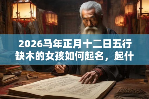 2026马年正月十二日五行缺木的女孩如何起名,起什么名? 2026马年正月十二日五行缺木的女孩如何起名,起什么名?