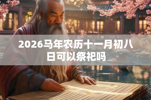 2026马年农历十一月初八日可以祭祀吗