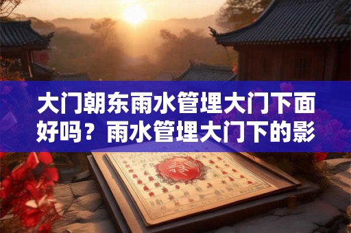 大门朝东雨水管埋大门下面好吗？雨水管埋大门下的影响解析