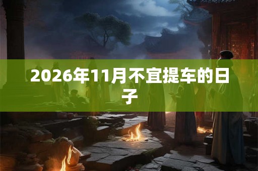 2026年11月不宜提车的日子
