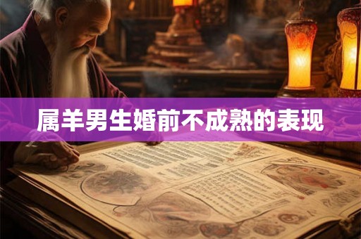 属羊男生婚前不成熟的表现