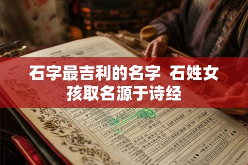 石字最吉利的名字  石姓女孩取名源于诗经