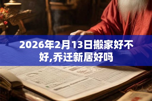 2026年2月13日搬家好不好,乔迁新居好吗