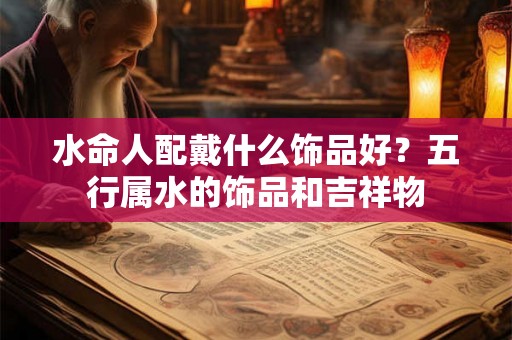 水命人配戴什么饰品好？五行属水的饰品和吉祥物