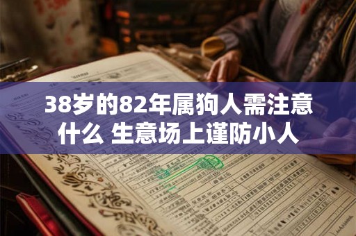 38岁的82年属狗人需注意什么 生意场上谨防小人