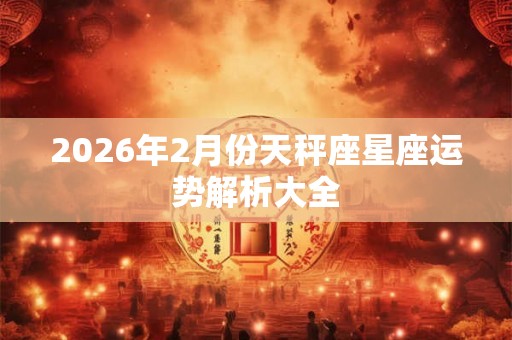 2026年2月份天秤座星座运势解析大全