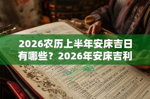 2026农历上半年安床吉日有哪些？2026年安床吉利的日子