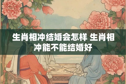 生肖相冲结婚会怎样 生肖相冲能不能结婚好