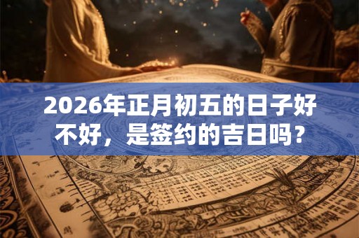 2026年正月初五的日子好不好，是签约的吉日吗？