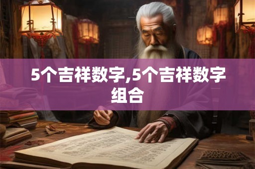 5个吉祥数字,5个吉祥数字组合