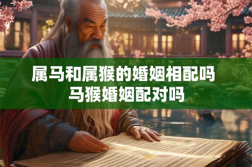 属马和属猴的婚姻相配吗 马猴婚姻配对吗