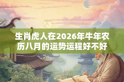 生肖虎人在2026年牛年农历八月的运势运程好不好