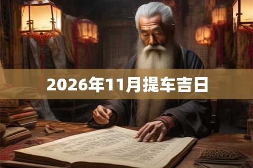 2026年11月提车吉日