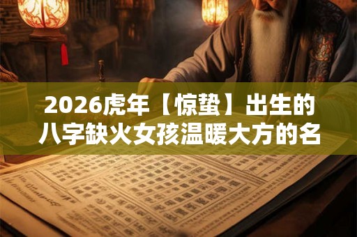 2026虎年【惊蛰】出生的八字缺火女孩温暖大方的名字介绍