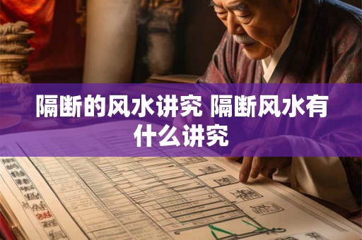 隔断的风水讲究 隔断风水有什么讲究