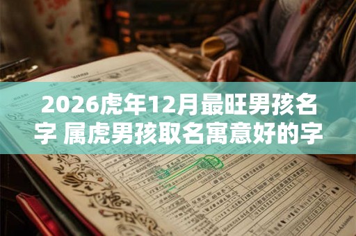 2026虎年12月最旺男孩名字 属虎男孩取名寓意好的字