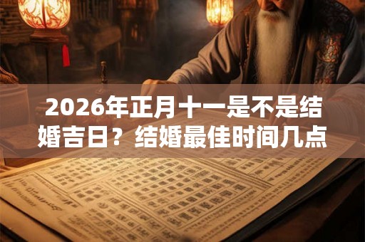 2026年正月十一是不是结婚吉日？结婚最佳时间几点？