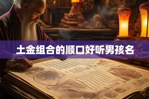 土金组合的顺口好听男孩名