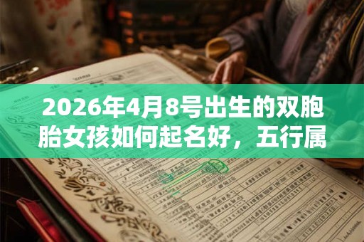2026年4月8号出生的双胞胎女孩如何起名好,五行属什么? 2026年4月8号出生的双胞胎女孩如何起名好,五行属什么?
