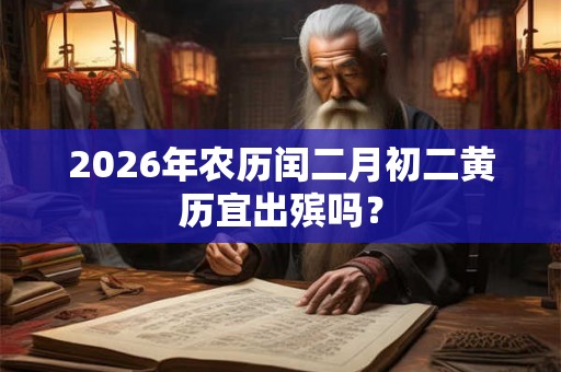 2026年农历闰二月初二黄历宜出殡吗？