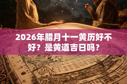2026年腊月十一黄历好不好？是黄道吉日吗？