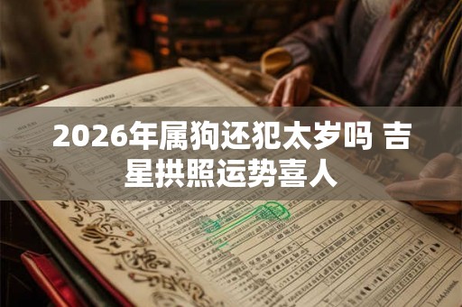 2026年属狗还犯太岁吗 吉星拱照运势喜人