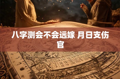 八字测会不会远嫁 月日支伤官