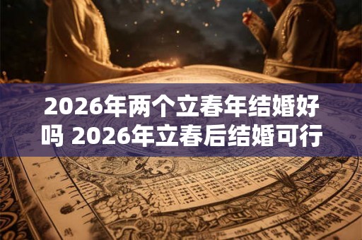 2026年两个立春年结婚好吗 2026年立春后结婚可行吗