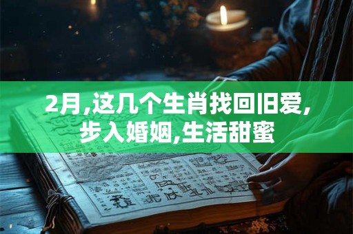 2月,这几个生肖找回旧爱,步入婚姻,生活甜蜜