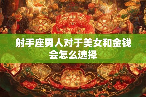 射手座男人对于美女和金钱会怎么选择