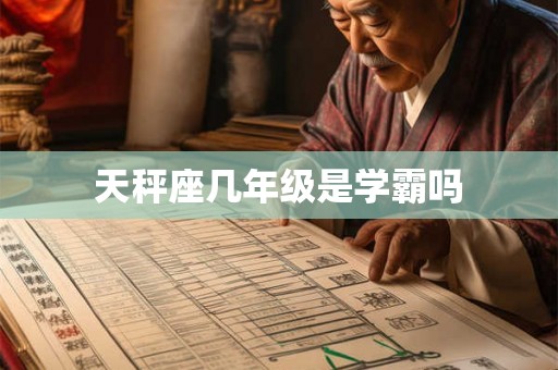 天秤座几年级是学霸吗