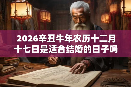 2026辛丑牛年农历十二月十七日是适合结婚的日子吗？