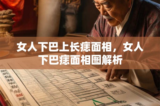 女人下巴上长痣面相,女人下巴痣面相图解析 女人下巴上长痣面相,女人下巴痣面相图解析