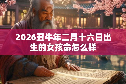 2026丑牛年二月十六日出生的女孩命怎么样