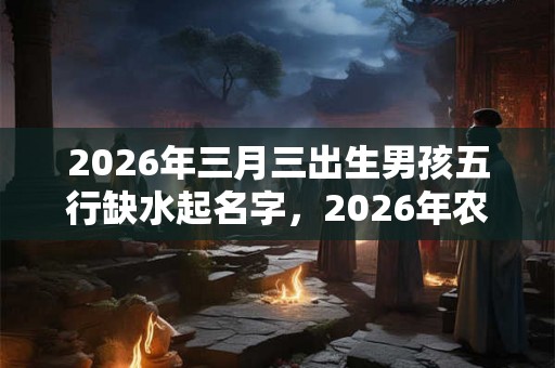 2026年三月三出生男孩五行缺水起名字，2026年农历三月三宝宝取名