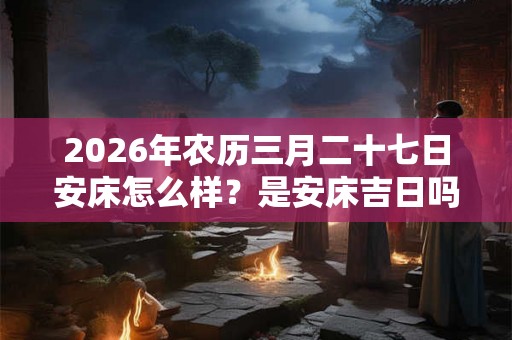 2026年农历三月二十七日安床怎么样？是安床吉日吗？
