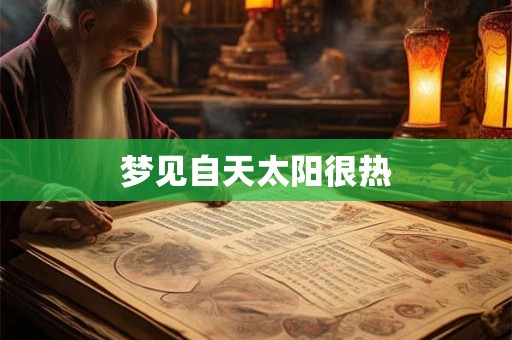梦见自天太阳很热