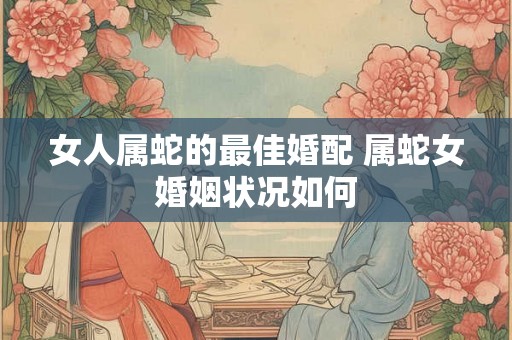 女人属蛇的最佳婚配 属蛇女婚姻状况如何 女人属蛇的最佳婚配 属蛇女婚姻状况如何