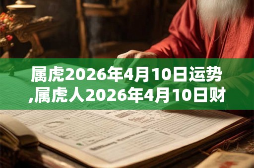 属虎2026年4月10日运势,属虎人2026年4月10日财运,生肖虎2026年4月10日运势 属虎2026年4月10日运势,属虎人2026年4月10日财运,生肖虎2026年4月10日运势