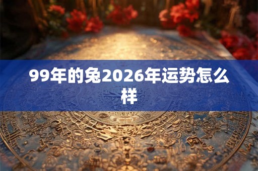 99年的兔2026年运势怎么样