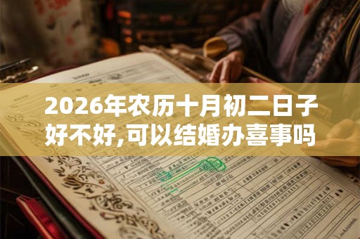 2026年农历十月初二日子好不好,可以结婚办喜事吗？