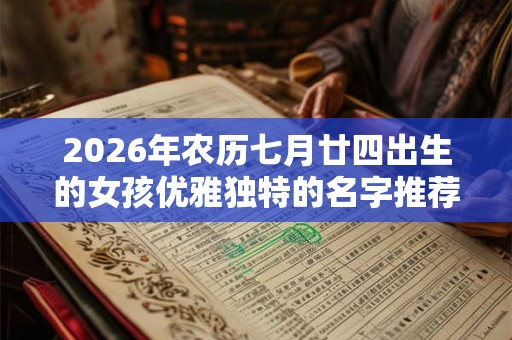 2026年农历七月廿四出生的女孩优雅独特的名字推荐