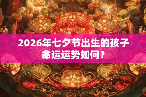 2026年七夕节出生的孩子命运运势如何？