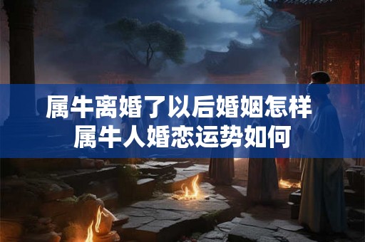 属牛离婚了以后婚姻怎样 属牛人婚恋运势如何 属牛离婚了以后婚姻怎样 属牛人婚恋运势如何