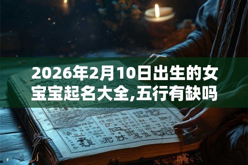 2026年2月10日出生的女宝宝起名大全,五行有缺吗？