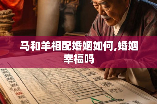 马和羊相配婚姻如何,婚姻幸福吗