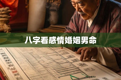 八字看感情婚姻男命